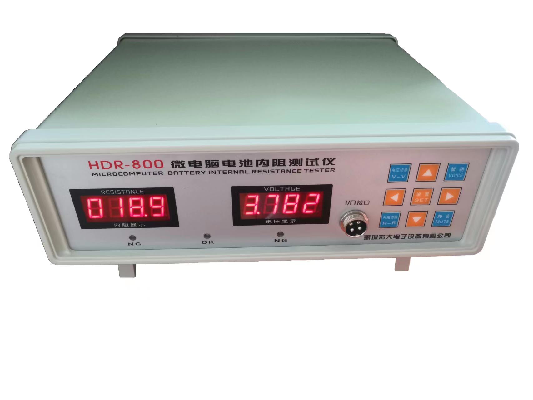HDR-800微电脑电池内阻测试仪智能电池内阻测试仪