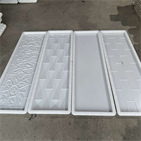 塑料围墙板模具 冲压注塑成型 平铺式预制抗压不变形